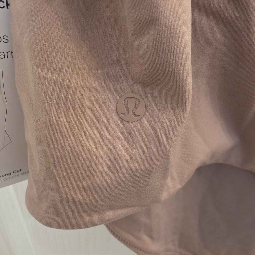lululemon athletica Nulu Square Neck Bodysuit in Mauve Taupe/Twilight Rose - Picture 6 of 7